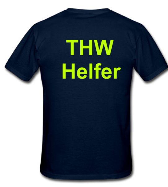 T-Shirt THW Helfer 04